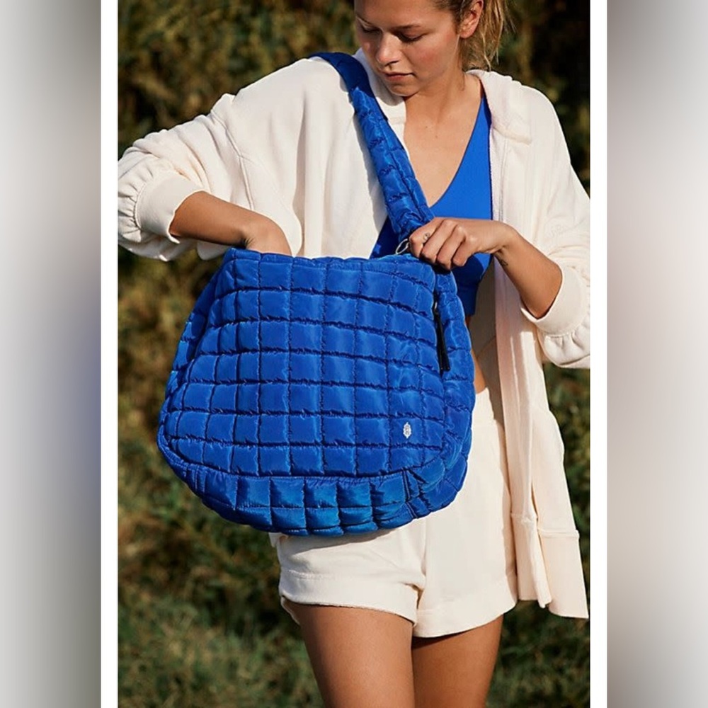 NWT FREE PEOPLE QUILTED CARRYALL